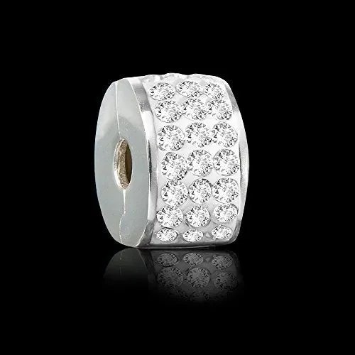 Andante-Stones Perlina distanziatore Bead Clip Stopper in argento massiccio… - immagine 2