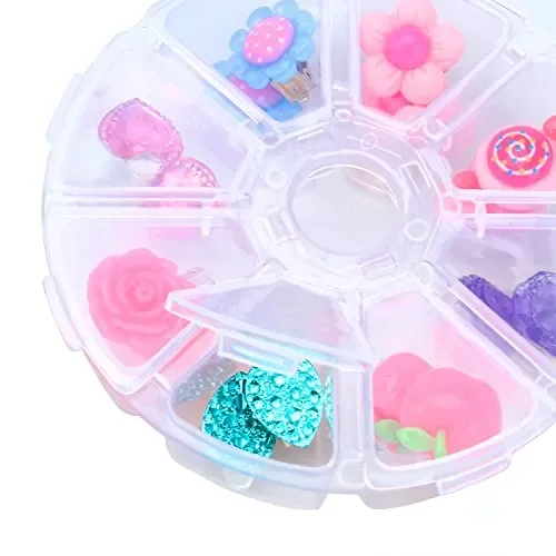 Aneco 24 accoppiamenti orecchini a clip cristallo ragazze giocano… - immagine 3