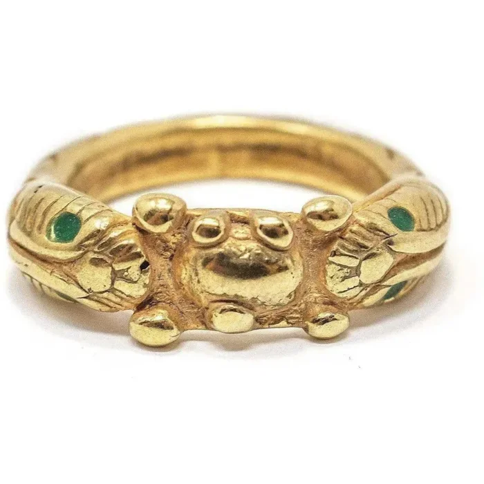 Anello doppia testa di Serpente Pompei