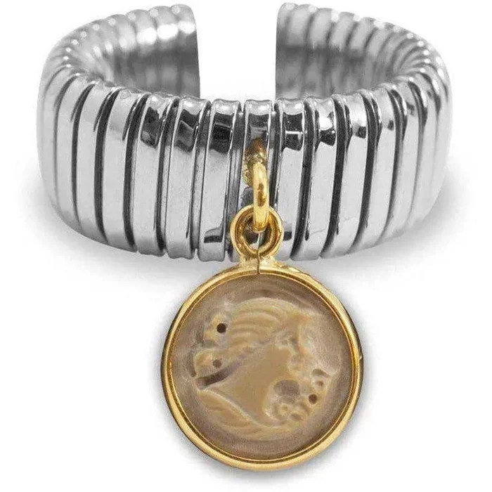 Anello fascetta Pietra del Vesuvio