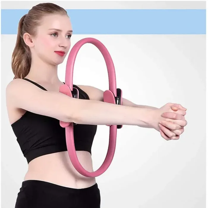 Anello Fitness di Resistenza 38 cm per Pilates Yoga Rosa Online