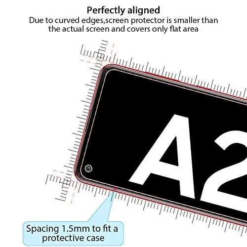 ANEWSIR Pellicola Protettiva per Samsung Galaxy A21s Vetro Temperato -3… - immagine 3