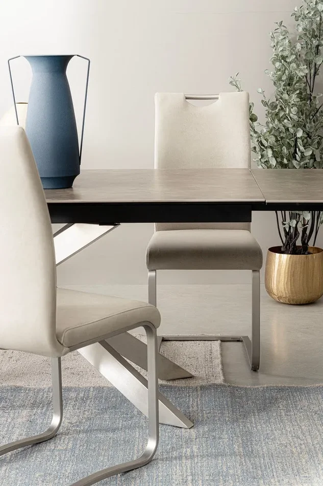 Anfora con Manici 26,5x18x42 cm in Metallo Pelike Blu - immagine 2