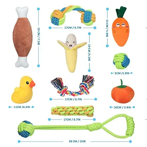 Angelland Giochi per Cani, da Bottiglia Frutta e Verdura con Combinazione di… - immagine 3