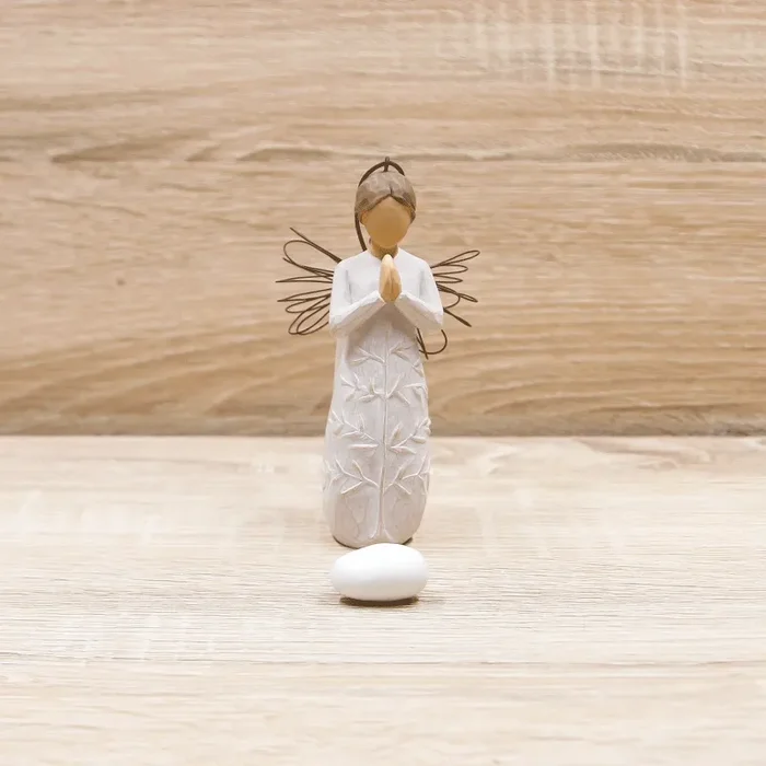 Angelo “Un albero, una Preghiera” Statuina da Appendere Willow Tree