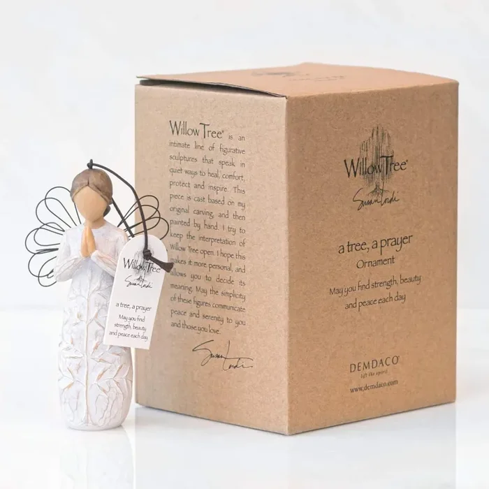 Angelo “Un albero, una Preghiera” Statuina da Appendere Willow Tree - immagine 2