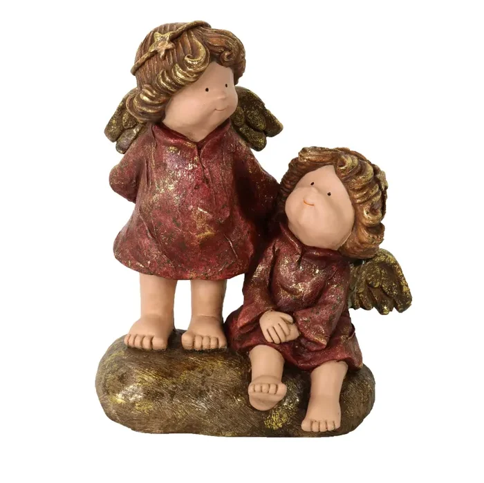 Angelo in Resina oro cm 23×14,5xh27,5 Moda