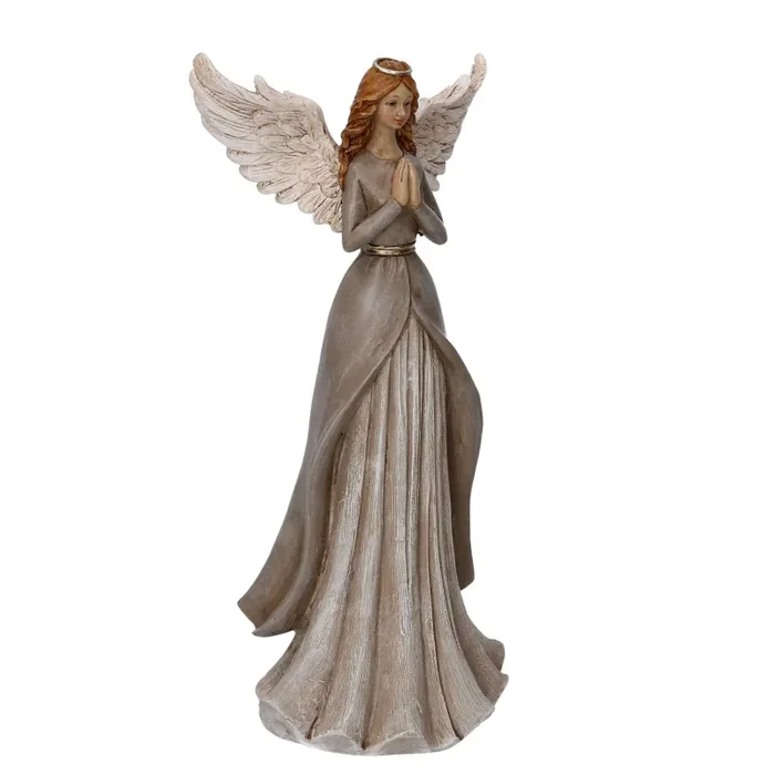 Angelo resina grigio cm 13,5x10xh28,5