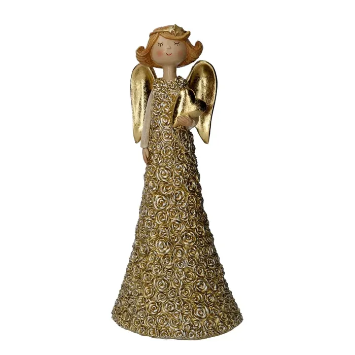 Angelo resina oro cm 15x10xh33 Vendita online