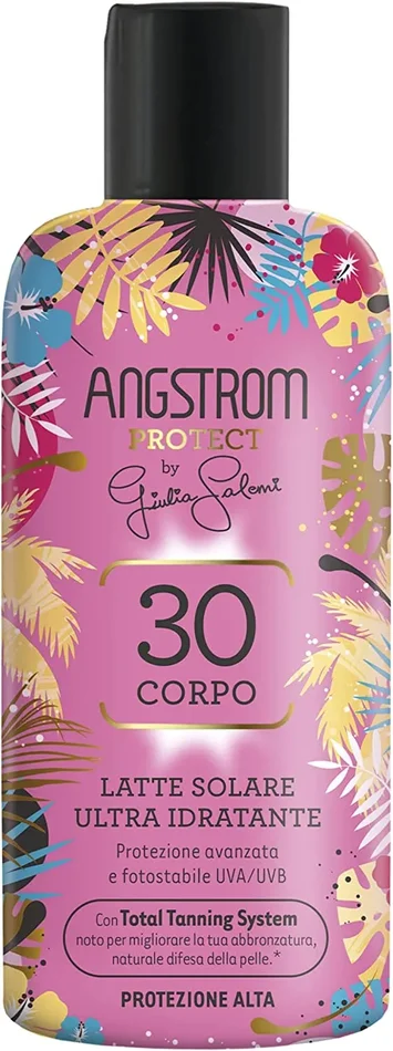ANGSTROM PROTECT – Protezione Solare SPF30 con Azione Nutriente, per Pelli Sensibili, 200 ml