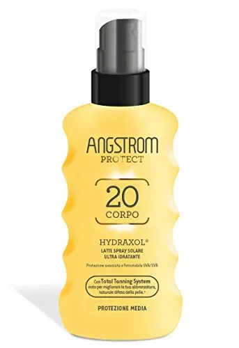 Angstrom Protect Latte Solare in Formato Spray, Protezione Corpo 20+…