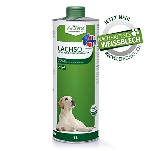 AniForte Olio di Salmone Premium per cani e gatti 1 litro – Spremuto a… Online
