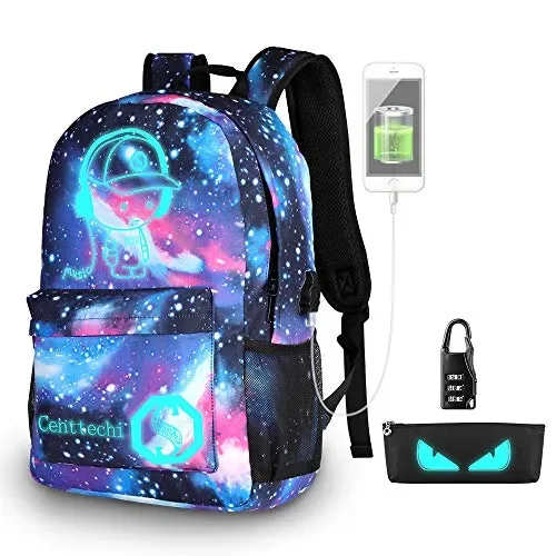 Anime di moda zaino, Ragazze zaino luminoso Scuola Borsa Galaxy