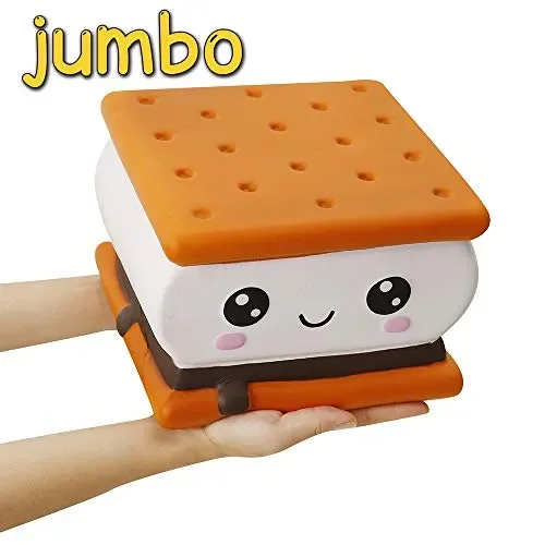 Anishor 7,9 Pollici Squishies Jumbo Smore Kawaii Soft Slow Rising Cibo… Moda