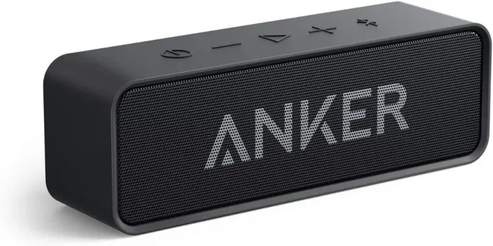Anker Altoparlante Bluetooth SoundCore – Speaker Portatile Senza Fili con Microfono Incorporato e Doppia Cassa Audio di Alta Qualità e Autonomia di 24 Ore Per iphone X/8/8 Plus, iPad, Samsung e Altri - immagine 2