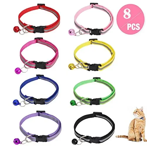 Annhao Collare per Gatti, Collari Gattini con Sonaglio, Regolabile e…