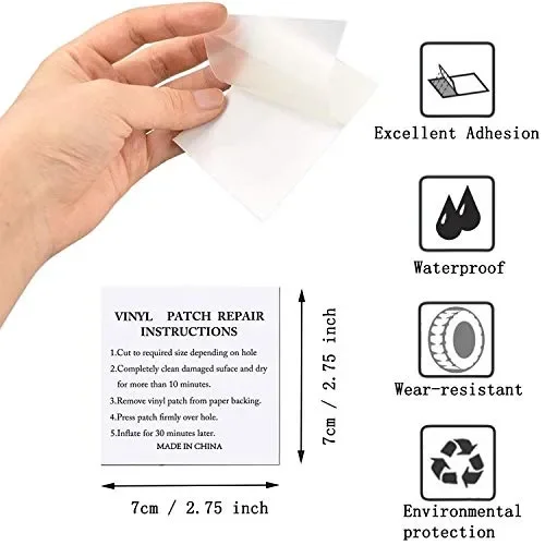Annhao Toppe di Riparazione 25 Pezzi, Patch Impermeabile… Vendita calda - immagine 2