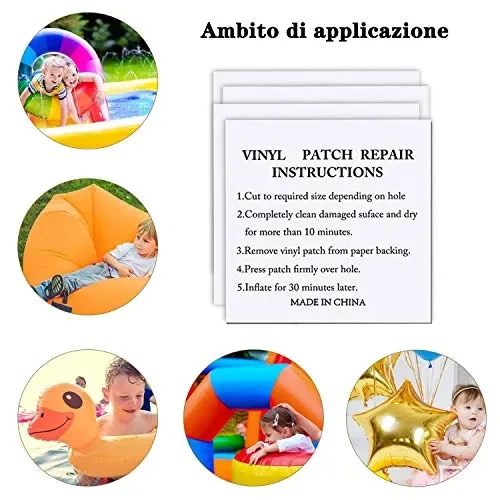 Annhao Toppe di Riparazione 25 Pezzi, Patch Impermeabile… Vendita calda - immagine 3