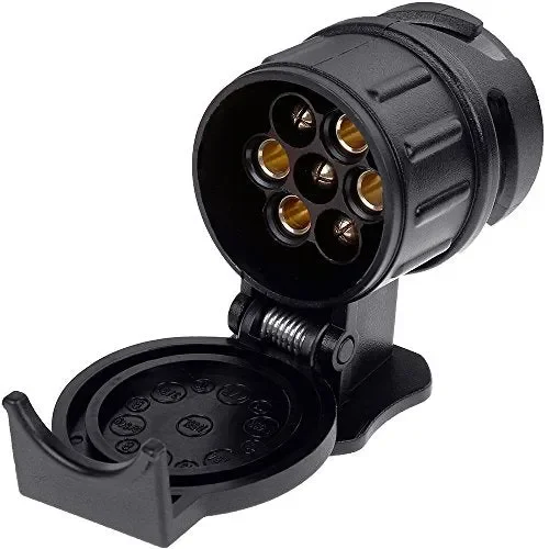 Anpro Adattatore Rimorchio 13 a 7 Poli Pin Gancio di Traino da 6CM