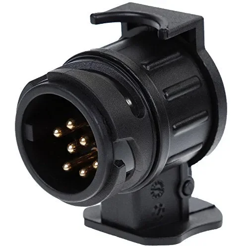 Anpro Adattatore Rimorchio 13 a 7 Poli Pin Gancio di Traino da 6CM - immagine 2