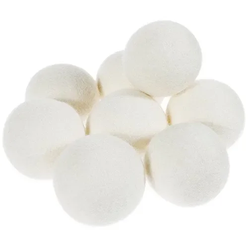 Anpro Set di 8 Pezzi Palline Lana per Asciugatrice, Pallina 7.5CM