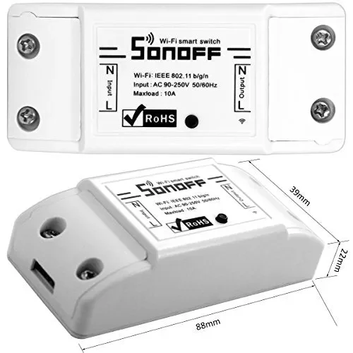 ANRIS Sonoff Basic WiFi Interruttore 03-Sonoff+Custodia impermeabile IP66 Moda - immagine 3