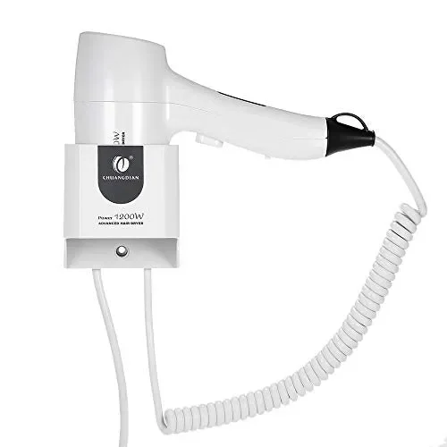 Anself CHUANGDIAN Asciugacapelli da Parete Bagno per Casa 220-240V