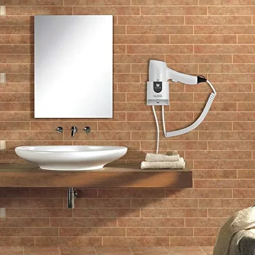 Anself CHUANGDIAN Asciugacapelli da Parete Bagno per Casa 220-240V - immagine 2