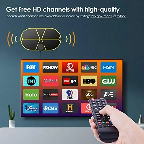 Antenna TV Interna, TICTID Digitale da Interno, HDTV… Online - immagine 2
