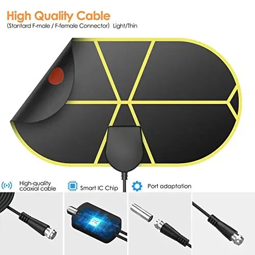 Antenna TV Interna, TICTID Digitale da Interno, HDTV… Online - immagine 3