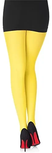 Antie Collant in Microfibra 60 DEN S (Taglia Produttore: 2), Canarino - immagine 2