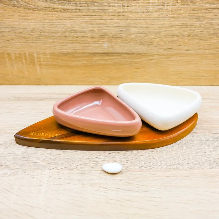 Antipastiera 2 Ciotole “Linea Geometric” Madrhélen