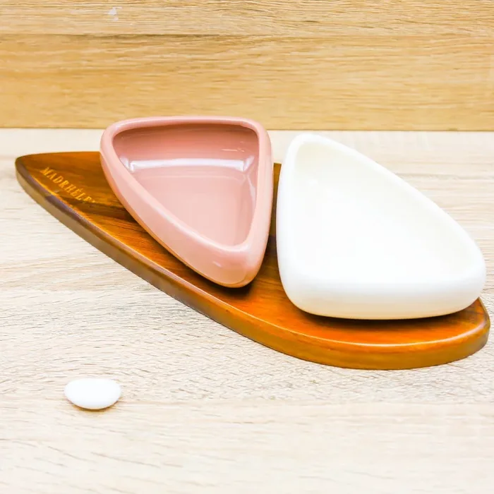 Antipastiera 2 Ciotole “Linea Geometric” Madrhélen - immagine 3