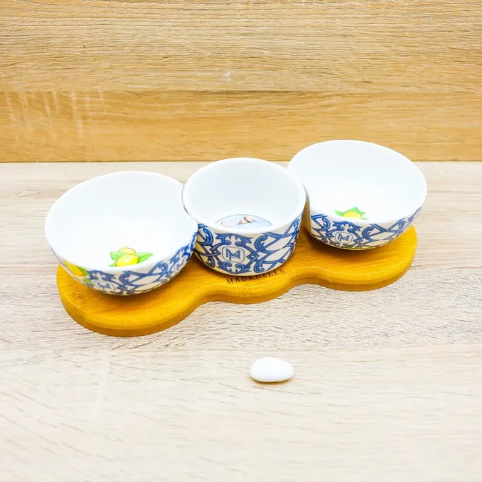 Antipastiera 3 Ciotole “Linea Capri” Madrhélen Vendita calda online