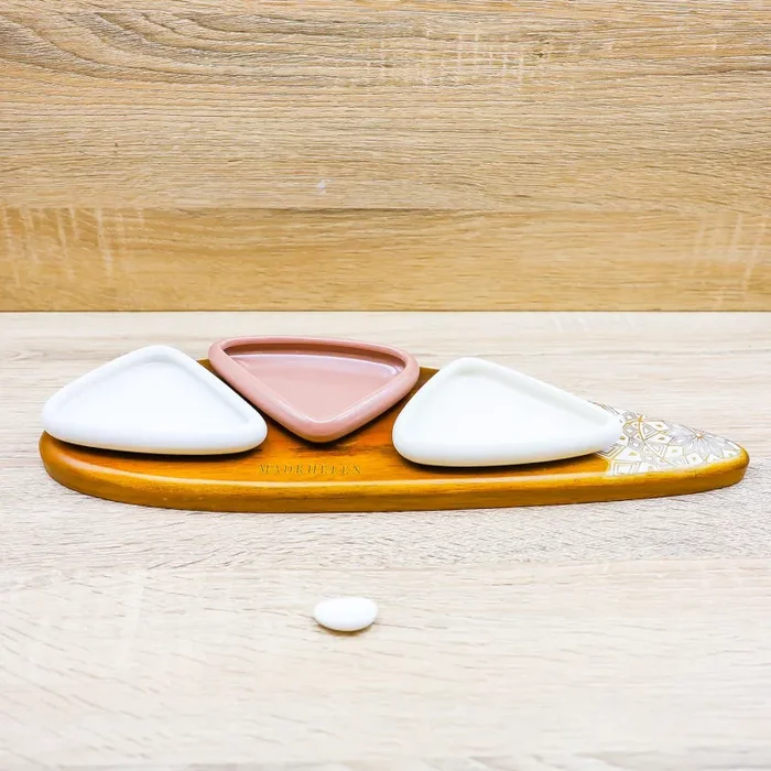 Antipastiera 3 Ciotole “Linea Geometric” Madrhélen