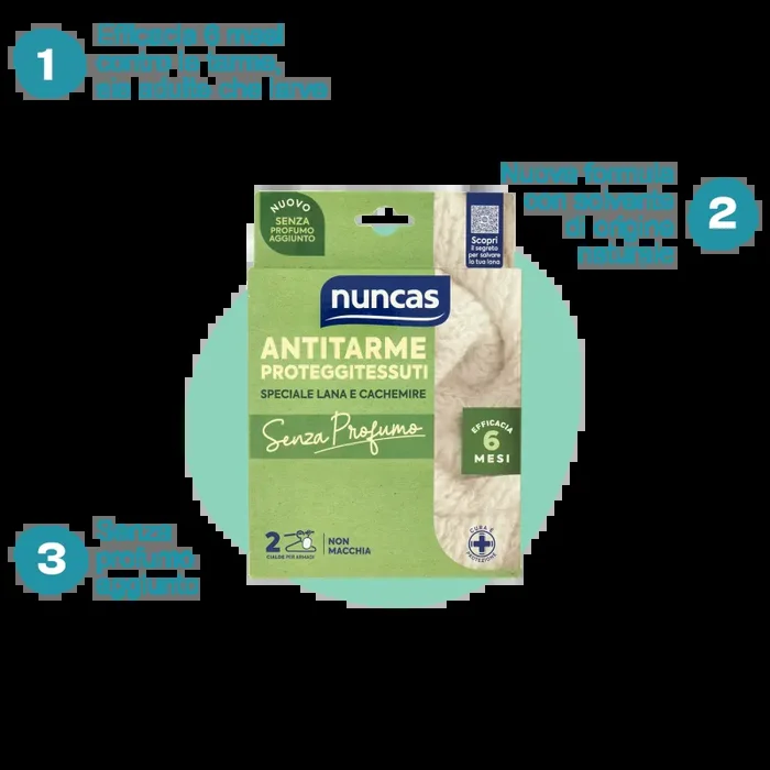 Antitarme proteggitessuti Cialde Senza Profumo – 2 pezzi Sconti - immagine 2