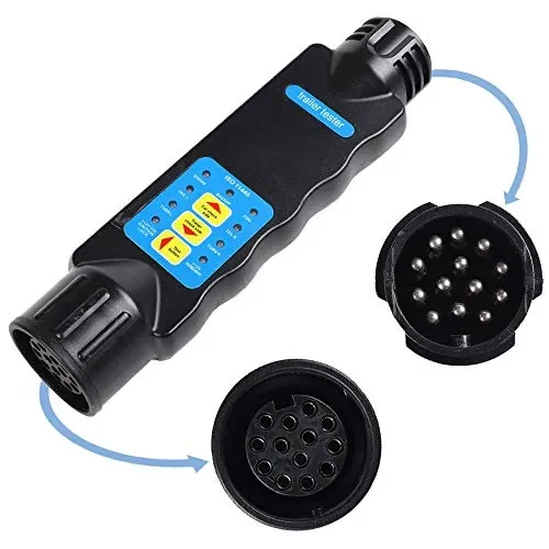 AOHEWEI 13 Poli Luci Del Rimorchio Tester Per 13 poli tester per rimorchi