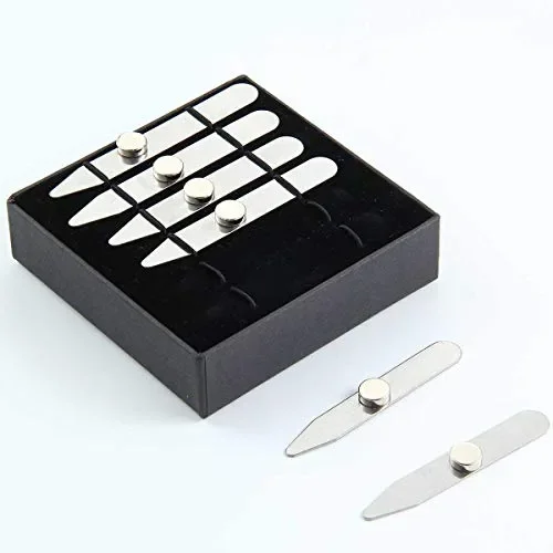 AOLVO, 6 stecche per colletto della camicia in acciaio inox, con 6 3 Sizes - immagine 3