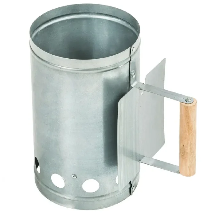 App Life ACCENDIFUOCO A Carbone con Manico di Sicurezza in Legno per Barbecue CIMINIERA di ACCENSIONE Online - immagine 3