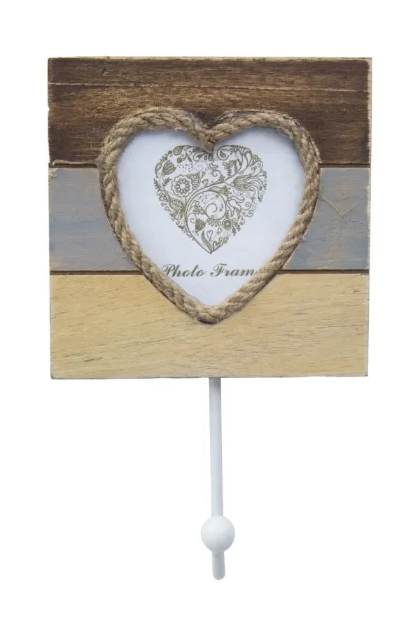 Appendi Abiti Lignes Orizzontale con Cornice 12×4,5×19 cm MDF Vetro e Ferro Multicolor