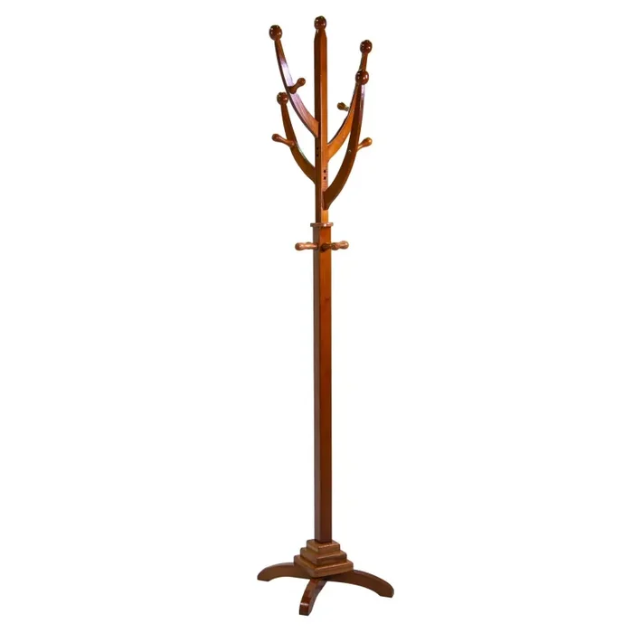 Appendiabiti a Stelo H178 cm in Legno di Bamboo Naturale Seconda Scelta In saldo