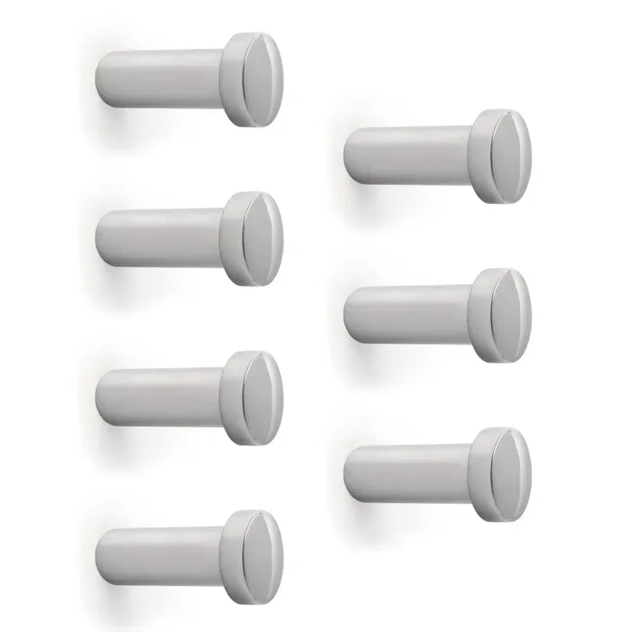 Appendiabiti da Parete Wellington Imballo 1 Pezzo Cromato Brillo Zama Emuca