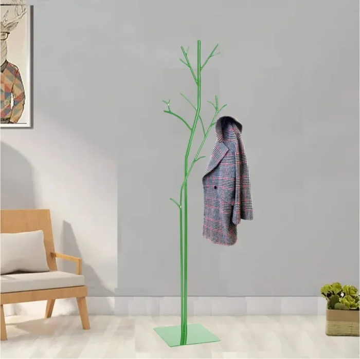 Appendiabiti da Terra 33x33x178 cm in Ferro Battuto Vasconi Platano Verde Moda - immagine 2