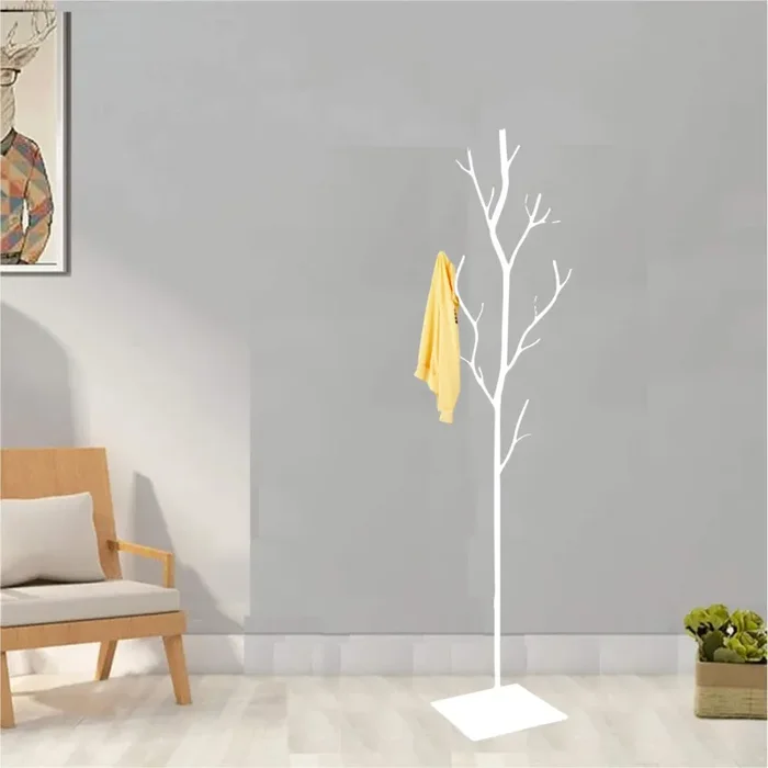 Appendiabiti da Terra 33x33x178 cm in Ferro Battuto Vasconi Salice Bianco Saldi - immagine 2