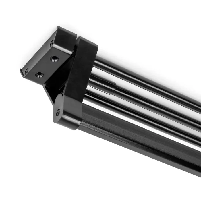 Appendiabiti Estraibile 35 cm in Alluminio e Plastica Emuca Nero - immagine 3