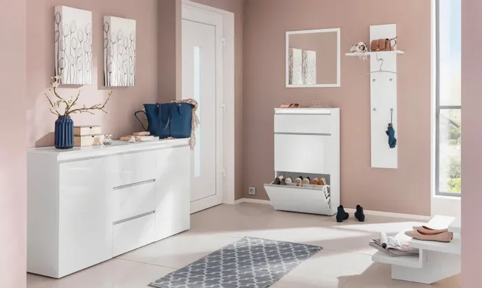 Appendiabito 50x27x140 cm Magic Bianco Lucido - immagine 2