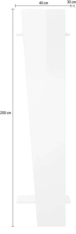 Appendiabito 50x30x200 cm Vega Ardesia - immagine 3