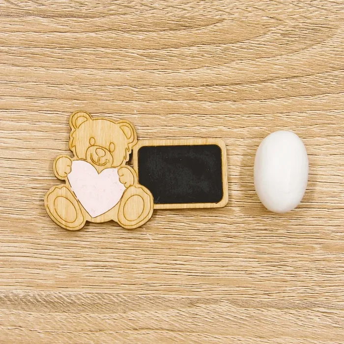 Applicazione Lavagnetta Orsetto del Cuore Rosa