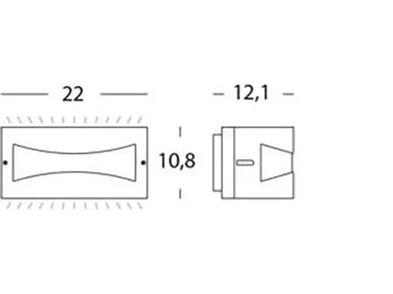 Applique da Esterno a LED 10W 3000K Sovil Bianco - immagine 2
