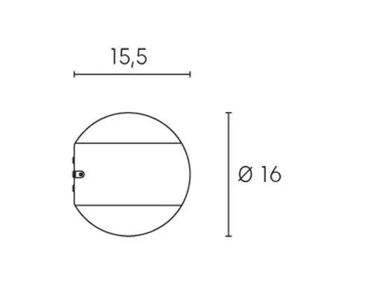 Applique da Esterno a LED 11W+11W 4000K Sovil Grigio - immagine 2